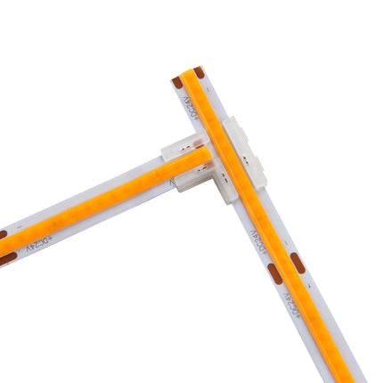 Two white and orange rectangular objects on a white background