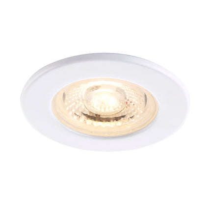 TRADE 10 PACK - 3CCT 5W Fire-Rated LED Downlight - Fire Rated 60/90 min - IP65, Matt White