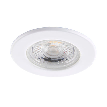 TRADE 10 PACK - 3CCT 5W Fire-Rated LED Downlight - Fire Rated 60/90 min - IP65, Matt White
