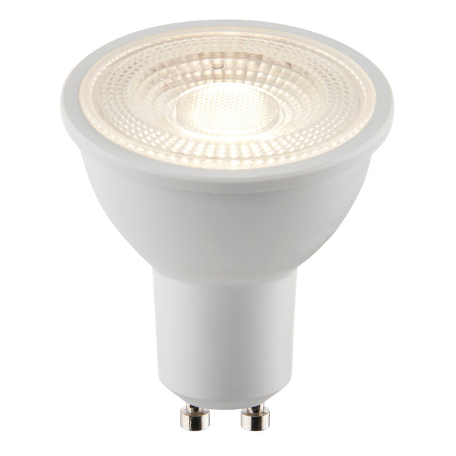 LED light bulb on a white background