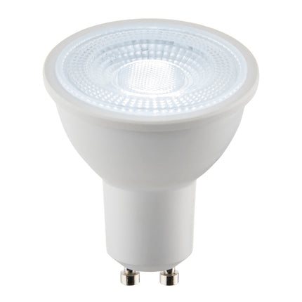 LED light bulb on a white background
