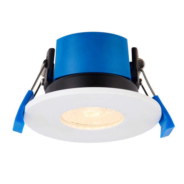 TRADE 10 PACK - 4CCT 5/7W Fire-Rated LED Downlight - Fire Rated 30/60/90 min - IP65, Matt White