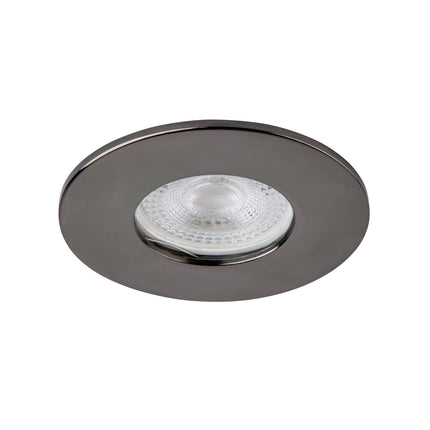 Smart Wifi RGB-CCT Fire-Rated Downlight (Alexa & Google) – IP65, GU10, Black Nickel