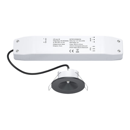 Mini 2 W Emergency LED Downlight – Non‑Maintained, 150 lm, Daylight White
