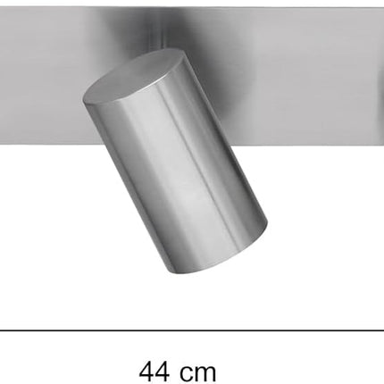 Triple Square Adjustable Spotlight – GU10 Wall or Ceiling Light, Matt Nickel, IP20