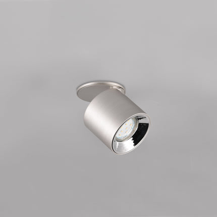 Single Adjustable Spotlight – GU10 Ceiling Light, Matt Nickel, IP20