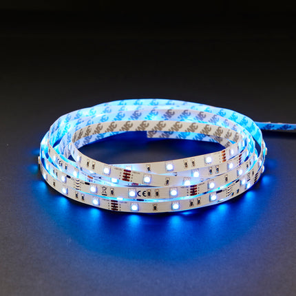 Flexline 12 V 5 m RGB LED Tape Kit – 24 W, Dimmable, IP20, Remote-Controlled