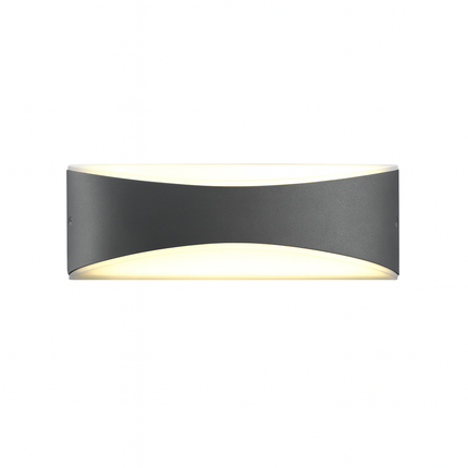 Outdoor Wall Light – 9W LED, 1200lm, 3000K Warm White, IP65, Anthracite, Up & Down