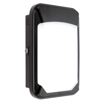 Photocell Dusk to Dawn LED Wall Pack Bulkhead Light – Slim Outdoor Security Light, Black