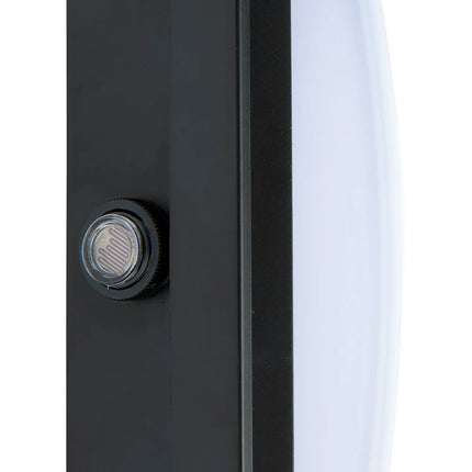 Photocell Dusk to Dawn LED Wall Pack Bulkhead Light – Slim Outdoor Security Light, Black