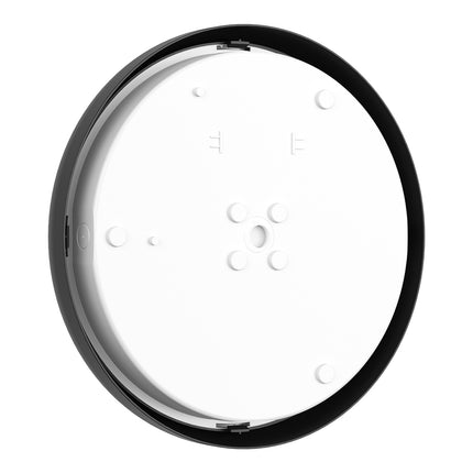 CE3X5 Round LED 3hr Emergency Microwave Sensor Bulkhead Light - Switchable 8‑16 W, 5‑CCT, IP65, Black
