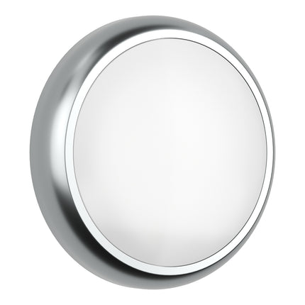 CE3X5 Round LED Bulkhead Light - Switchable 8‑16 W, 5‑CCT, IP65, Polished Chrome