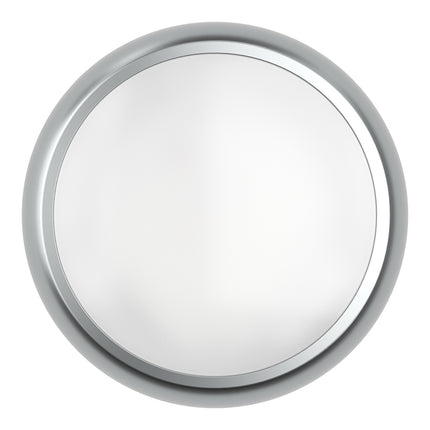CE3X5 Round LED 3hr Emergency Corridor Sensor Bulkhead Light - Switchable 8‑16 W, 5‑CCT, IP65, Polished Chrome