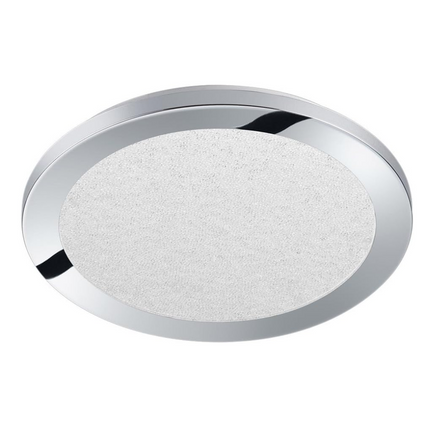 Crystal Effect Ceiling/Wall Light – 13W LED, 1500lm, 3000K Warm White, IP44, Chrome