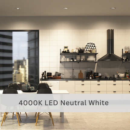 Adjustable IP65 Dimmable LED Slim Tilt Downlight, Fire Rated, 5W, 500 Lumens