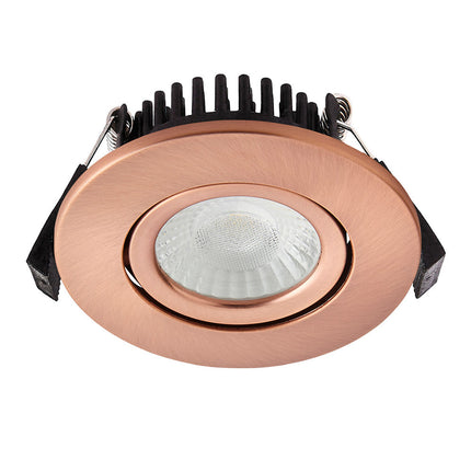 Adjustable IP65 Dimmable LED Slim Tilt Downlight, Fire Rated, 5W, 500 Lumens