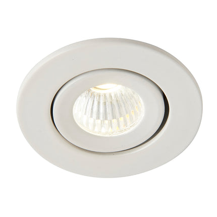 LALO LED Tilt Adjustable Mini Downlight – 4 W, 240 lm, Cut-Out 33mm, 4000 K, IP44, White