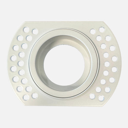 LIMA Plaster-In Trimless Round Fire-Rated Downlight – GU10, White