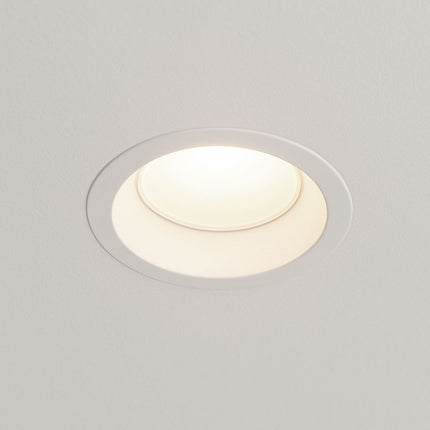 LIMA Plaster-In Trimless Round Fire-Rated Downlight – GU10, White