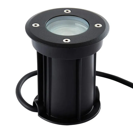 Pan Outdoor Ground Drive Over Light – GU10, IP67 Black