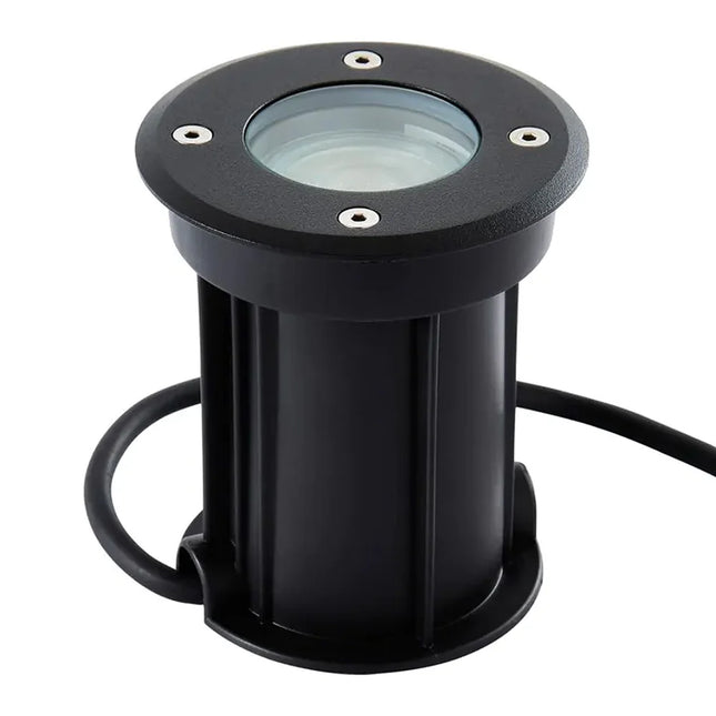 Pan Outdoor Ground Drive Over Light – GU10, IP67 Black