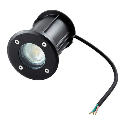Pan Outdoor Ground Drive Over Light – GU10, IP67 Black
