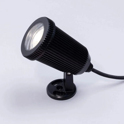 Adjustable Outdoor Garden Spot Light – GU10, Wall or Spike Mount, IP65, Black