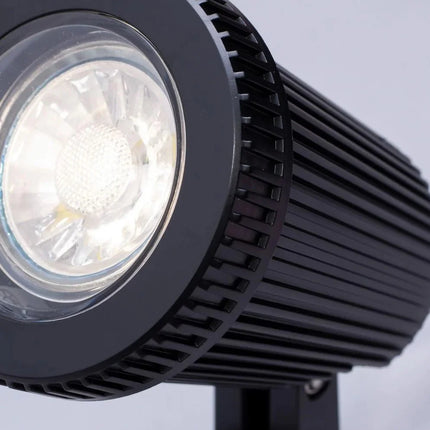 Adjustable Outdoor Garden Spot Light – GU10, Wall or Spike Mount, IP65, Black