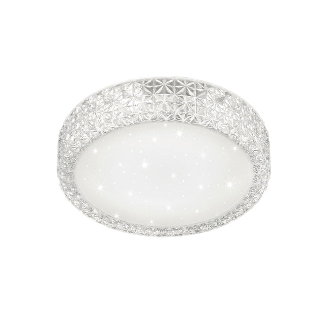 Pegasus LED Ceiling Light 28cm White Acrylic Starlight Effect – 12W 1160lm 3000K