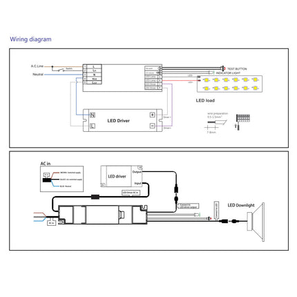 Emergency Pack Standard & Self‑Test Emergency Module – 2‑in‑1, 3 Hour