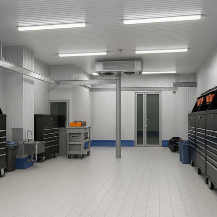 4ft Non-Corrosive Twin LED Batten – High Lumen 4900lm, CCT Tri-Colour, Multi-Wattage, IP65, Standard