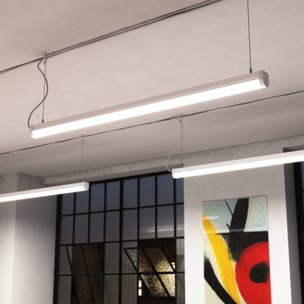 5ft Single LED Batten Light – 3CCT & 18W-32W Selectable, Multi-Wattage, IP20, Standard