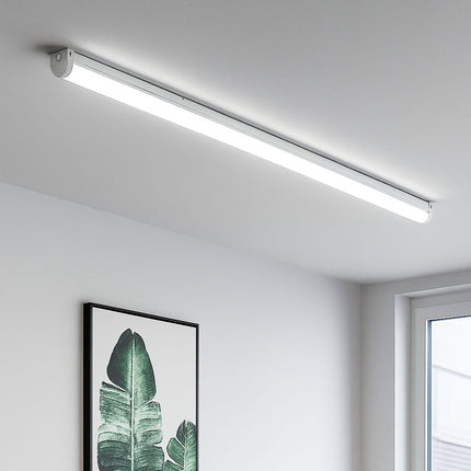 5ft Single LED Batten Light – 3CCT & 18W-32W Selectable, Multi-Wattage, IP20, Standard