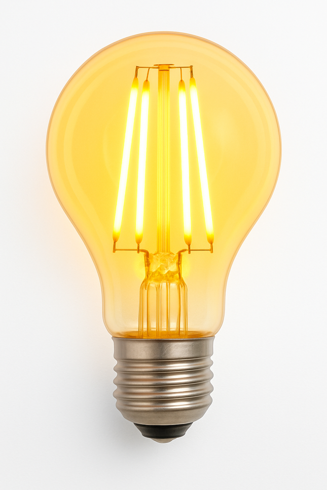 E27 GLS Vintage LED Bulb – 4W, 350lm, 2200K Extra Warm White, Decorative Filament
