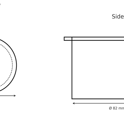 Dimmable LED Tilt Downlight Fire-Rated 30/60/90 min – 7W, 3000K Warm White, IP20, Brushed Nickel