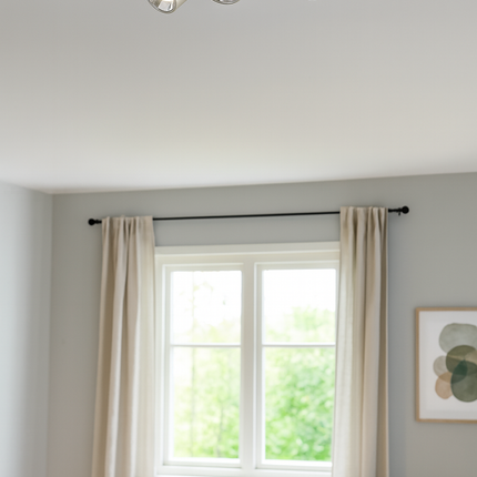 Triple Adjustable Modern Spotlight – GU10 Ceiling Light, Matt Nickel, IP20