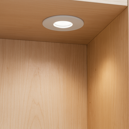 LALO LED Fixed Mini Downlight – 4 W, 240 lm, Cut-Out 33mm, 4000 K, IP44, White