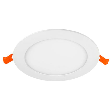 9W LED Slim Round Panel Downlight – CCT Tri-Colour, IP44 Ceiling Spot Light, White