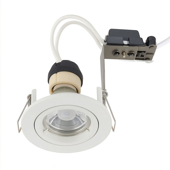 Die Cast Aluminium Fixed Downlight – IP20, GU10, White