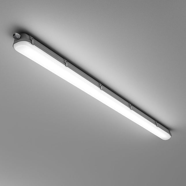 6ft Non-Corrosive Twin LED Batten – High Lumen 8400lm, CCT Tri-Colour, Multi-Wattage, IP65, Standard