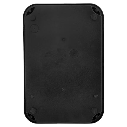 LED Slim Wall Pack Bulkhead Light – Outdoor Security Light, Black